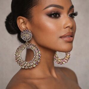 Beautiful Elegant Oilspill Earrings